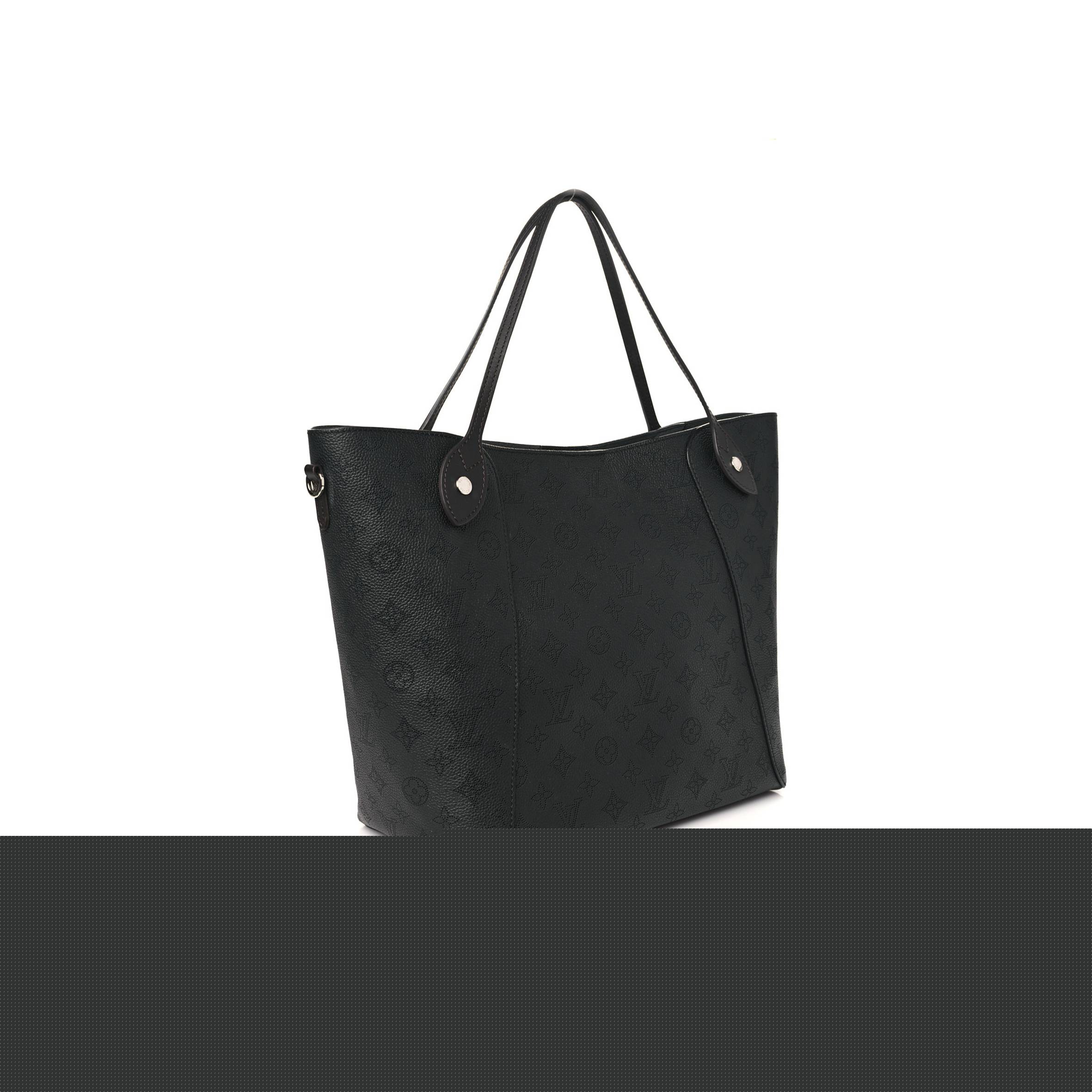 LOUIS VUITTON MAHINA HINA MM BLACK M53140 (46*29*17cm)